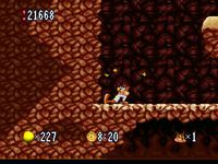une photo d'Ã©cran de Bubsy Fractured Furry Tails sur Atari Jaguar